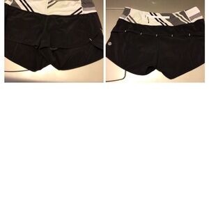 Lululemon speed up 2’5” black shorts